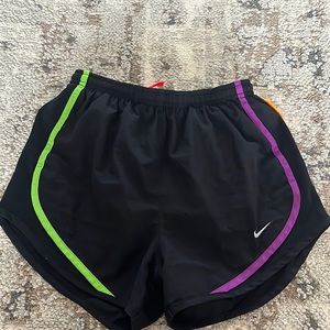 Nike shorts. Size xsmall. Black with multi color outline